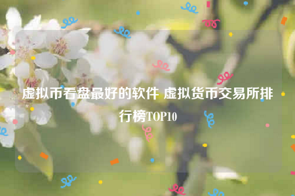 虚拟币看盘软件十大专业平台解析